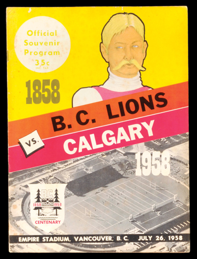 1958 CFL British Columbia Lions